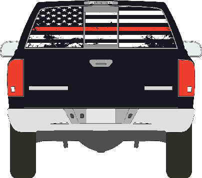 American Flag Window Film