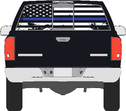 American Flag Window Film