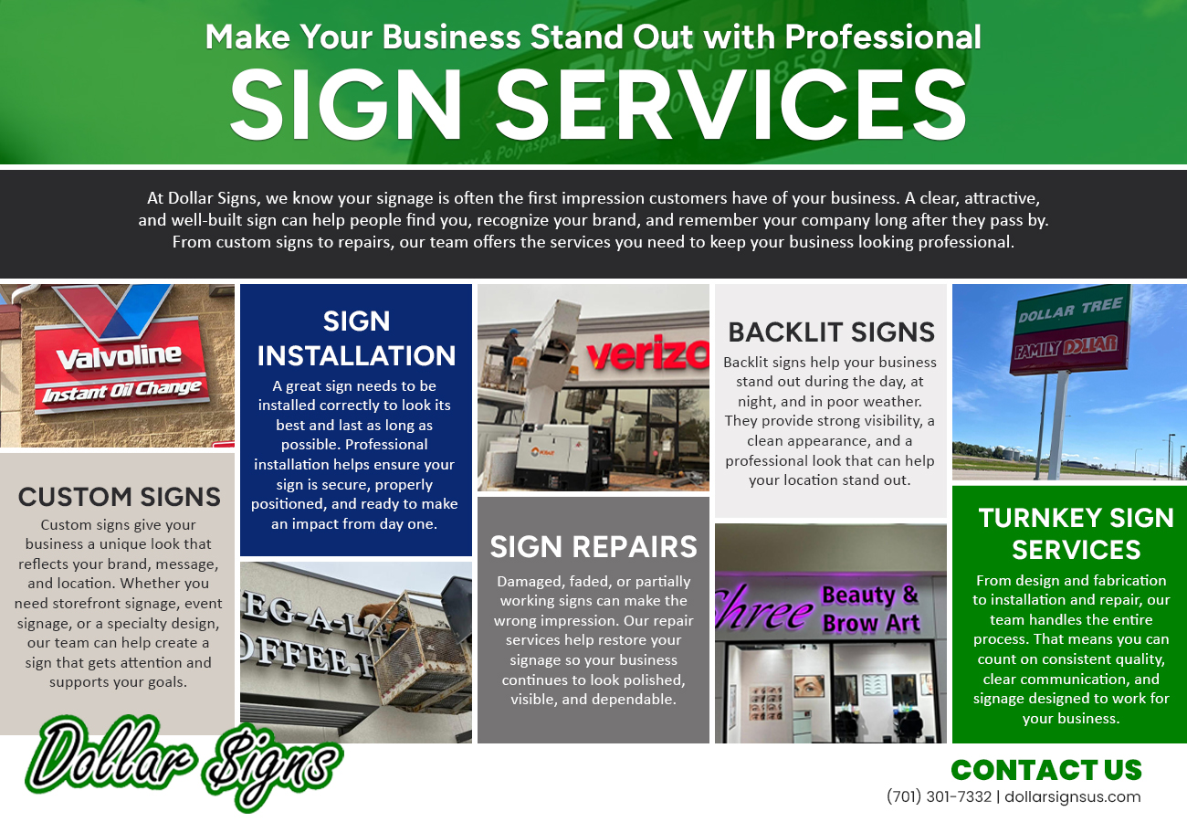 Make Your Business Stand Out with Professional Sign Services